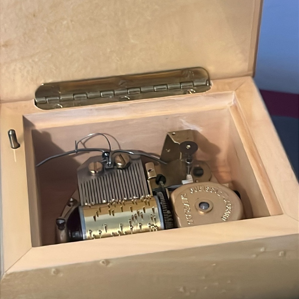 Swiss Musical Movement Gueissaz - Jaccard The Blue‎ Danube and The Bat Music Box - Picture 11 of 11